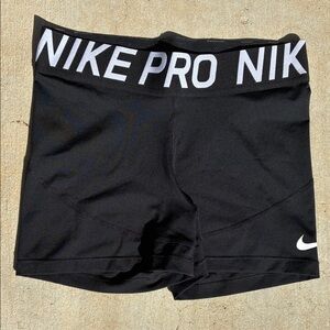 Nike Pro Women's Athletic Black Shorts